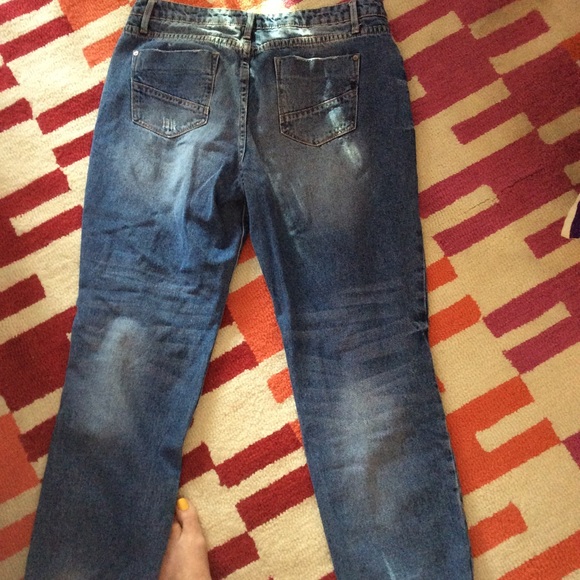 Just Fab Distressed Denim Jeans. 29 Regular. - Picture 7 of 8